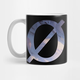 Empty Set Sign Atheism Mug